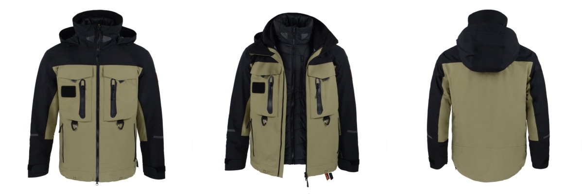 Caste jacket for ice fishing Caste jacket for ice fishing