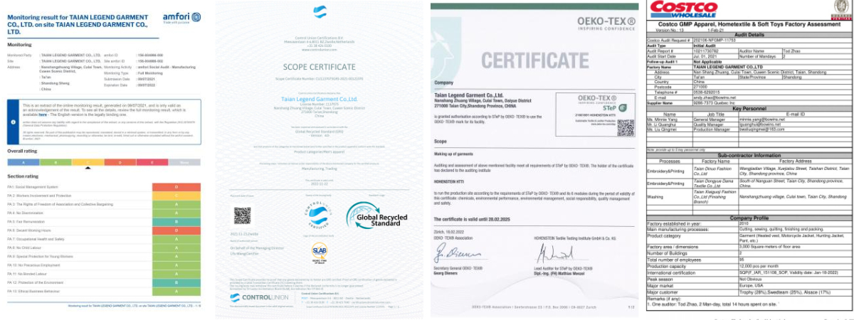 Taian BOWINS Garment Co., Ltd