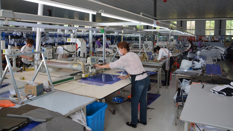 Chinese garment factory