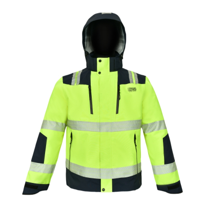 светоотражающая мужская куртка рабочая