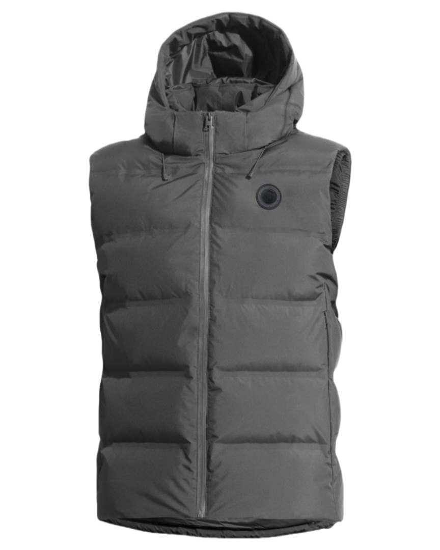 Утепленный пуховик-жилет