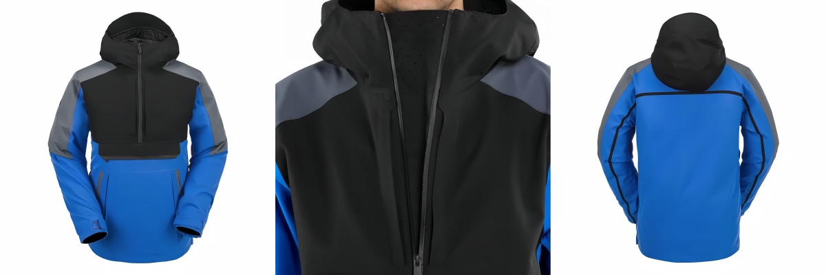 водонепроницаемый пуловер сноуборд куртка