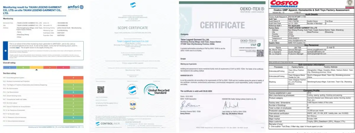 Taian BOWINS Garment Co., Ltd