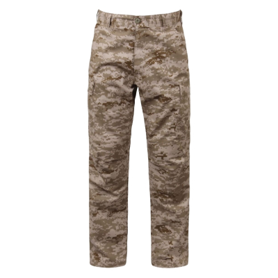 Army camouflage trousers